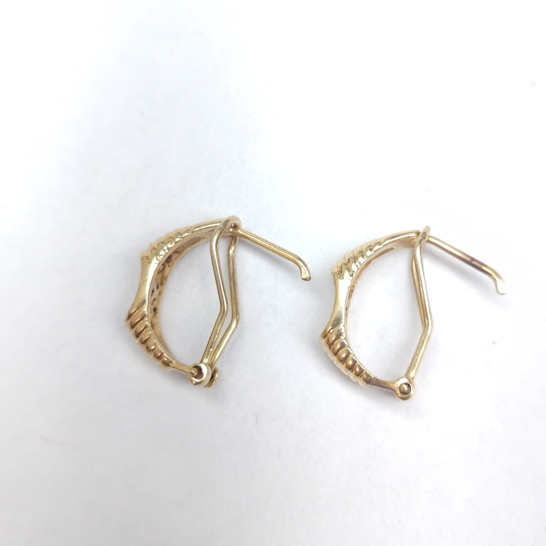 ARETES PAR ORO 14 K 6,50 GRMS (SEMINUEVO)