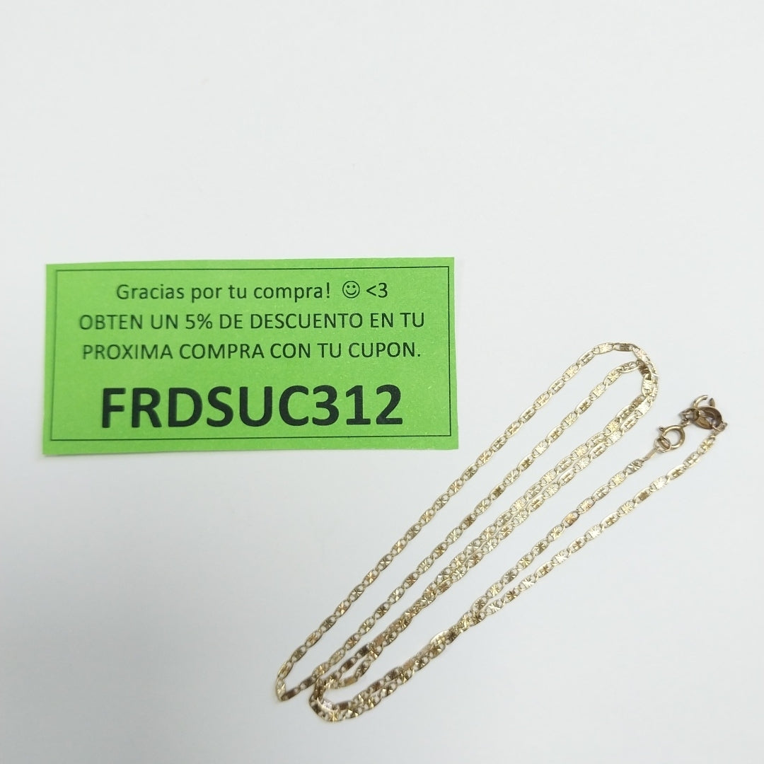 CADENA ORO 10 K 1,70 GRMS (SEMINUEVO)