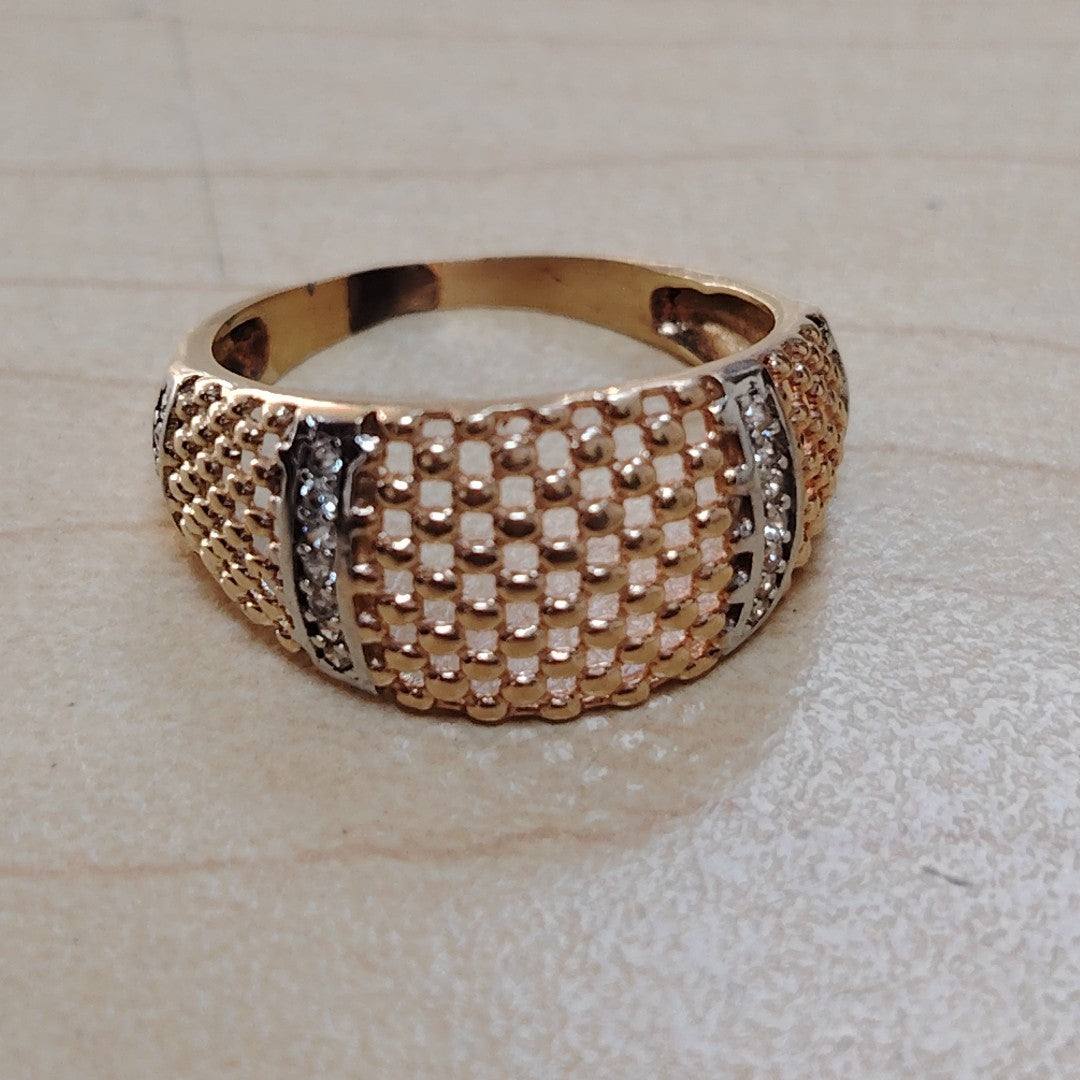 ANILLITO ORO COMBINADO 14 K 2.7 GRMS (SEMINUEVO)