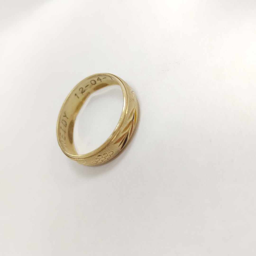ARGOLLA ORO 10 K 2.1 GRMS (SEMINUEVO)