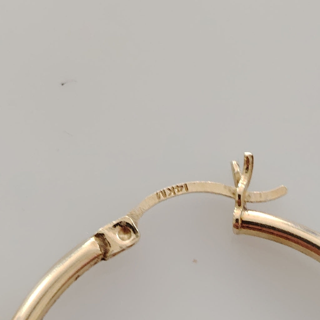 ARRACADAS PAR ORO 14 K 3.3 GRMS (SEMINUEVO)