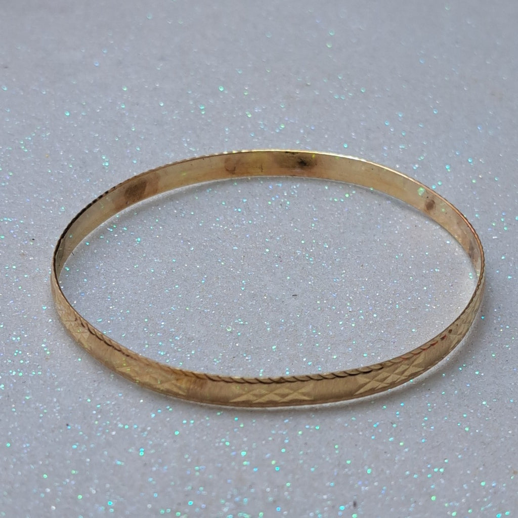 PULSERA RIGIDA ORO 14 K 6.7 GRMS (SEMINUEVO)