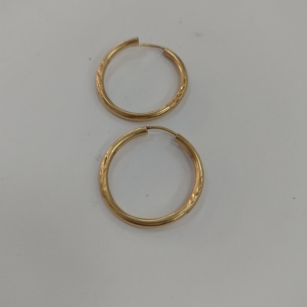 ARRACADAS PAR ORO 14 K 1.8 GRMS (SEMINUEVO)