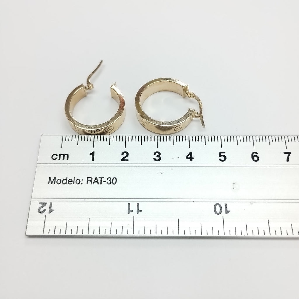 ARRACADAS ORO 14K 2.4 (NUEVO)