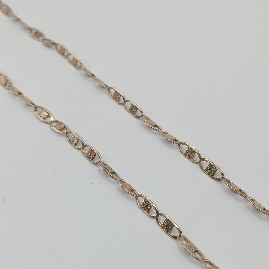 CADENA ORO, ORO COMBINADO 10 K 12.1 GRMS (SEMINUEVO)