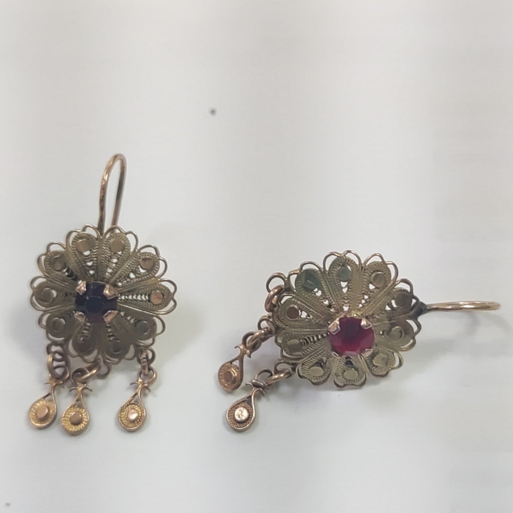 ARETES PAR ORO 8 K 4 GRMS (SEMINUEVO)