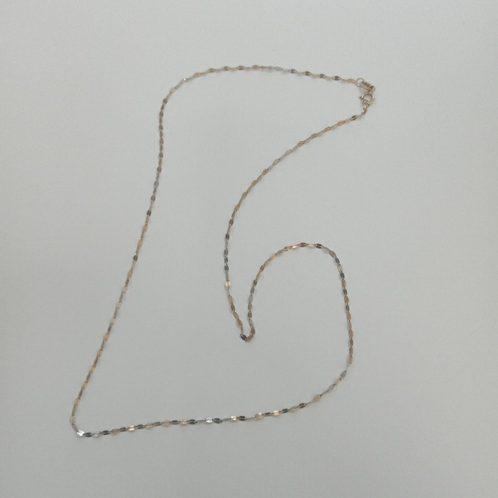 GARGANTILLA ORO, ORO COMBINADO 14 K 1.2 GRMS (SEMINUEVO)
