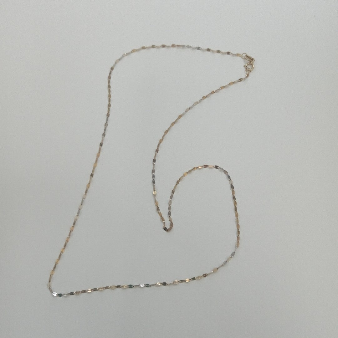 GARGANTILLA ORO, ORO COMBINADO 14 K 1.2 GRMS (SEMINUEVO)