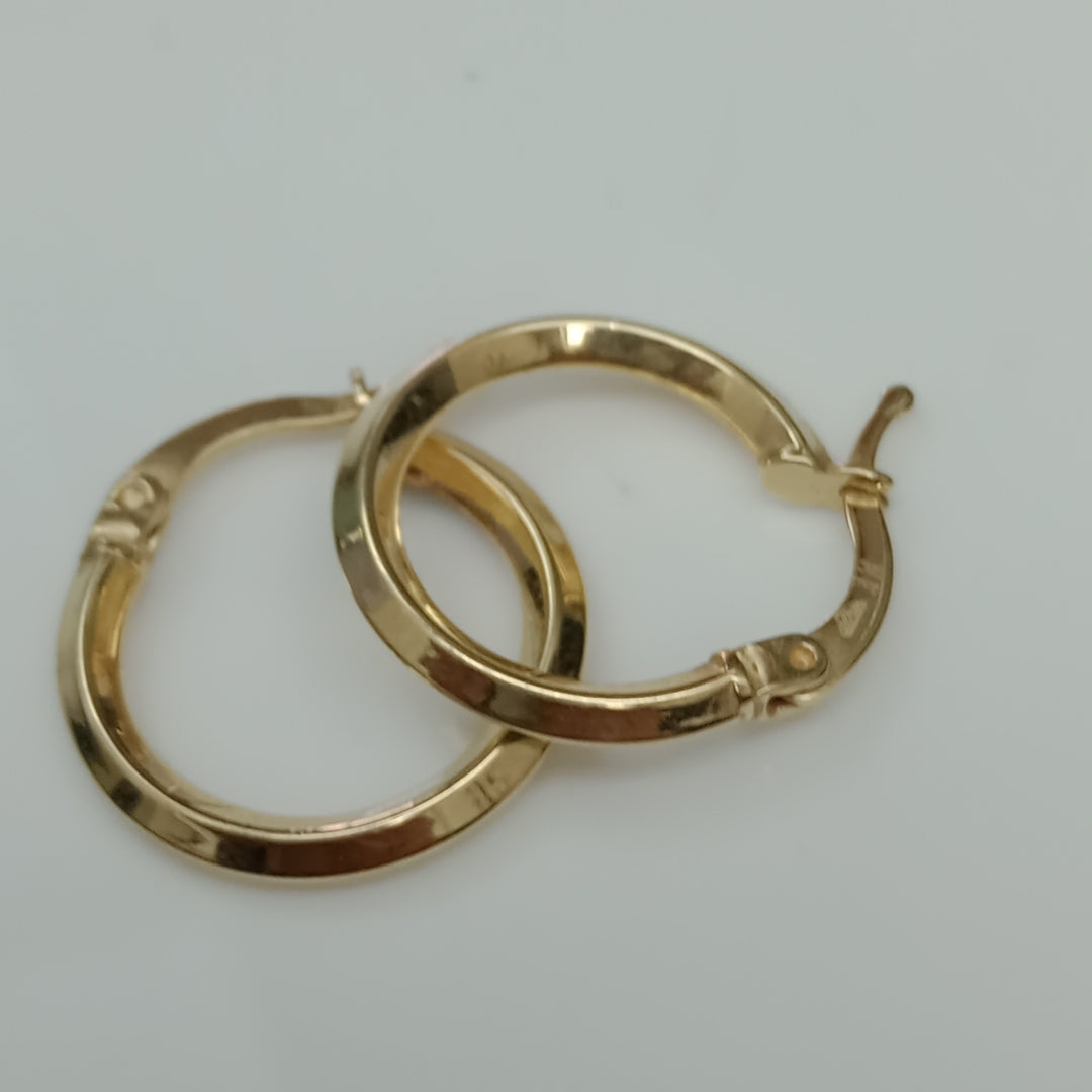 ARRACADAS PAR ORO 14 K 1.3 GRMS (SEMINUEVO)