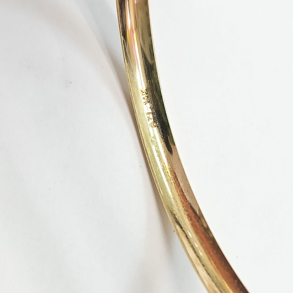 PULSERA RIGIDA ORO 14 K 9 GRMS (SEMINUEVO)