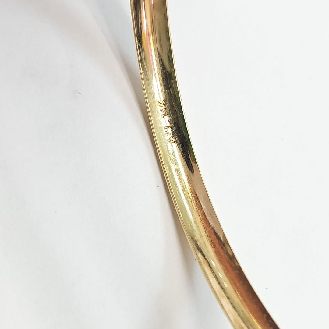 PULSERA RIGIDA ORO 14 K 9 GRMS (SEMINUEVO)