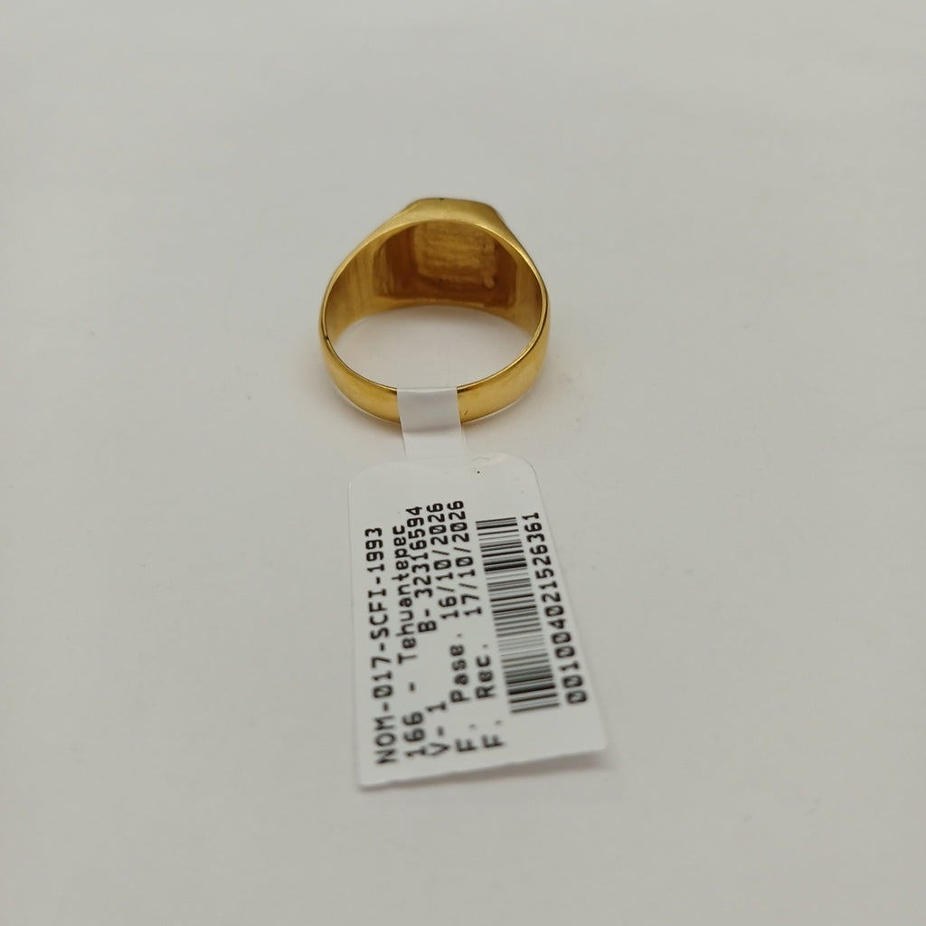 ANILLO DE GRADUACIÓN ORO 10 K 4.6 GRMS (SEMINUEVO)