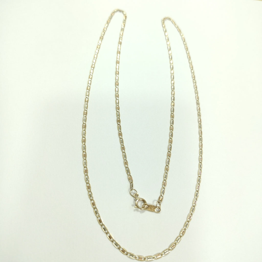 CADENA ORO COMBINADO 10 K 2.4 GRMS (SEMINUEVO)