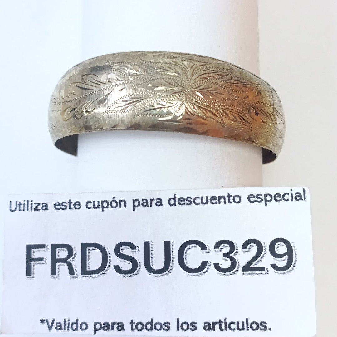 PULSERA RIGIDA ORO 10 K 11,00 GRMS (SEMINUEVO)