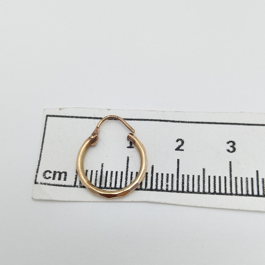 ARRACADAS PAR ORO 14 K 0.9 GRMS (SEMINUEVO)