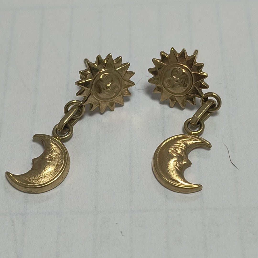 ARETES PAR ORO 14 K 3.5 GRMS (SEMINUEVO)