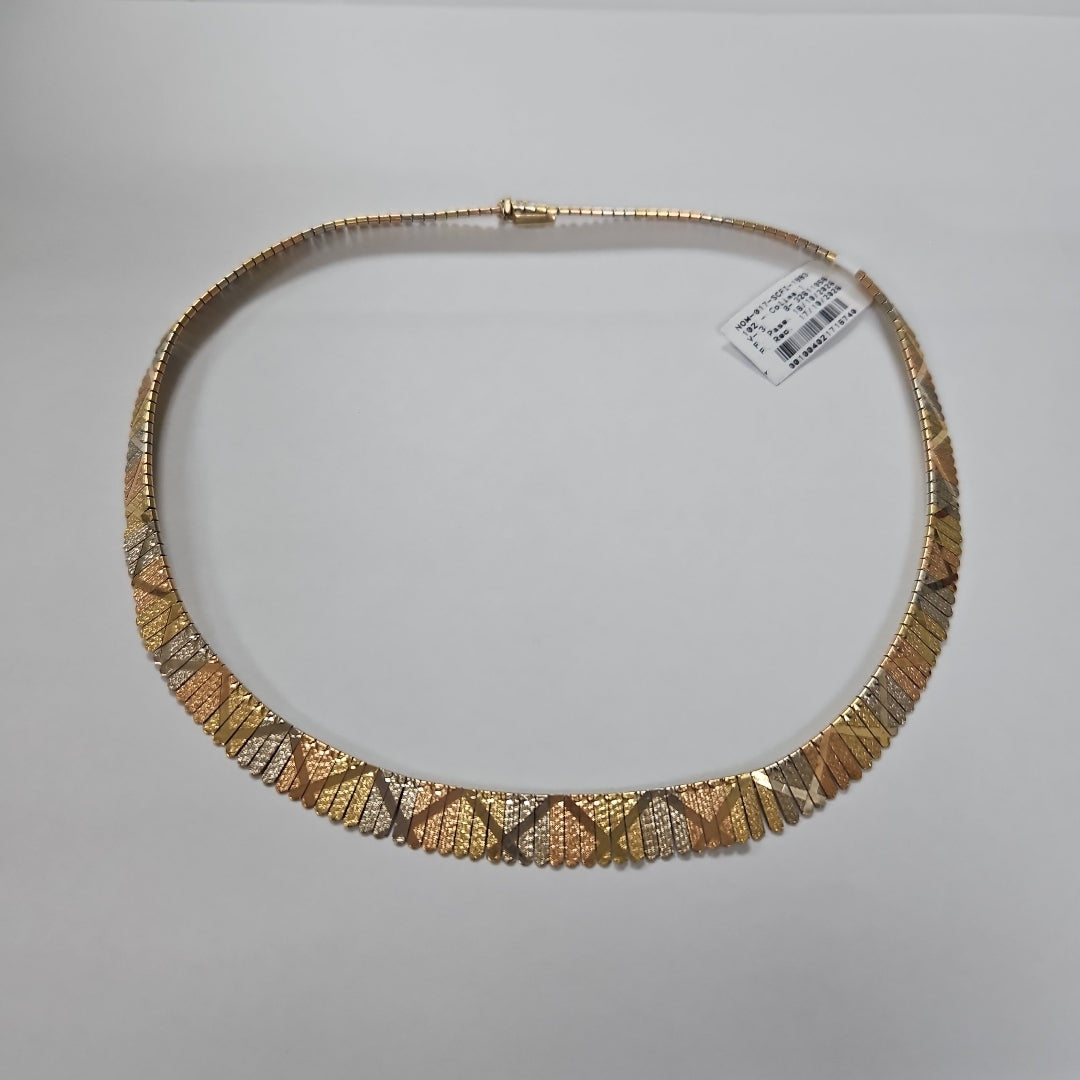 GARGANTILLA ORO COMBINADO 14 K 26,30 GRMS (SEMINUEVO)