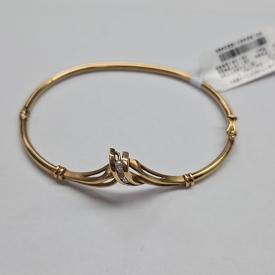 PULSERA RIGIDA ORO 14 K 6,90 GRMS (SEMINUEVO)