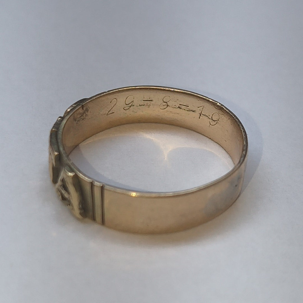 ANILLO ORO 8 K 3 GRMS (SEMINUEVO)