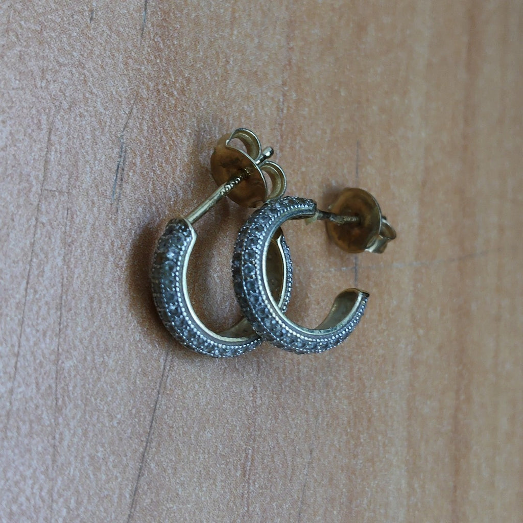 ARETES PAR ORO 14 K 2,00 GRMS (SEMINUEVO)