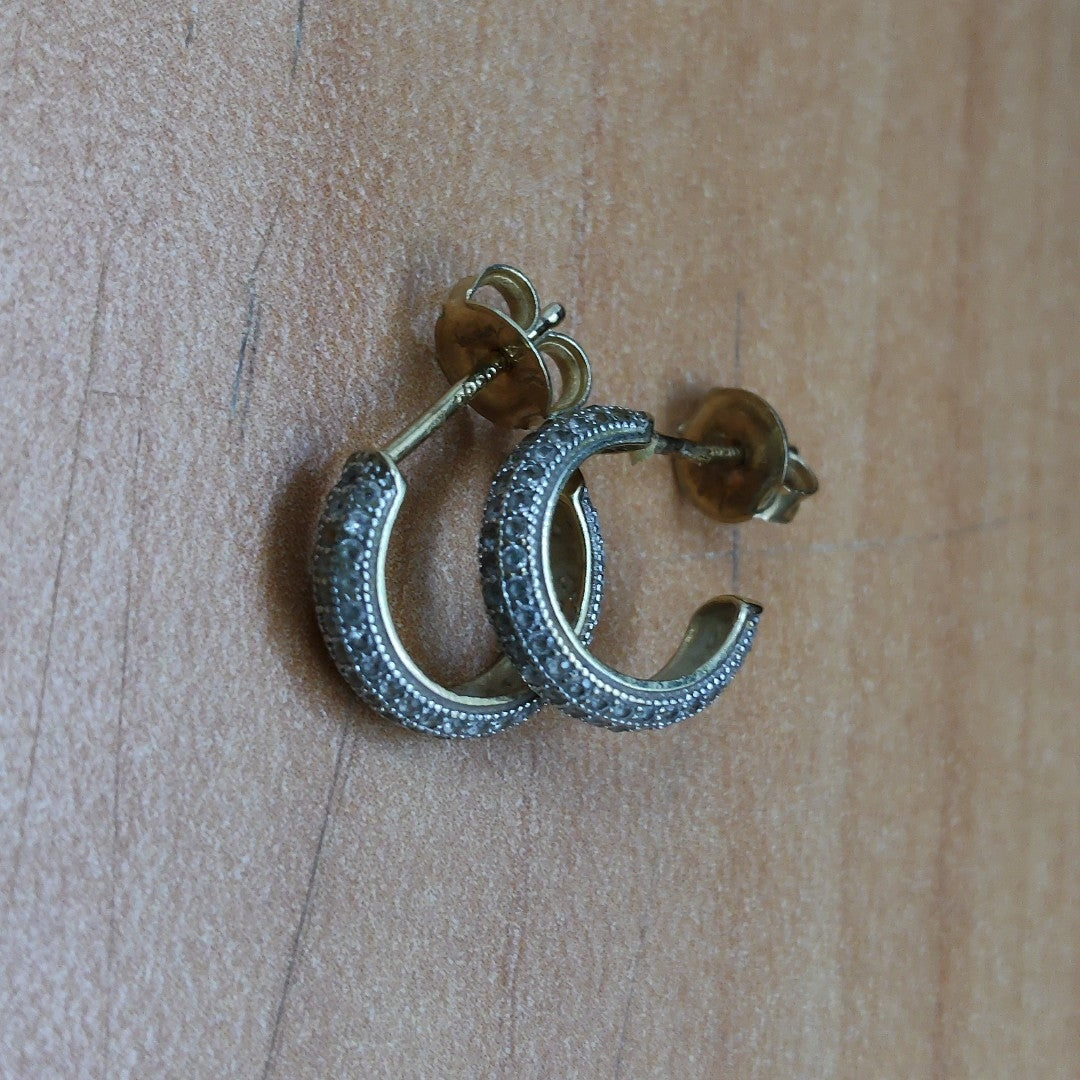 ARETES PAR ORO 14 K 2,00 GRMS (SEMINUEVO)