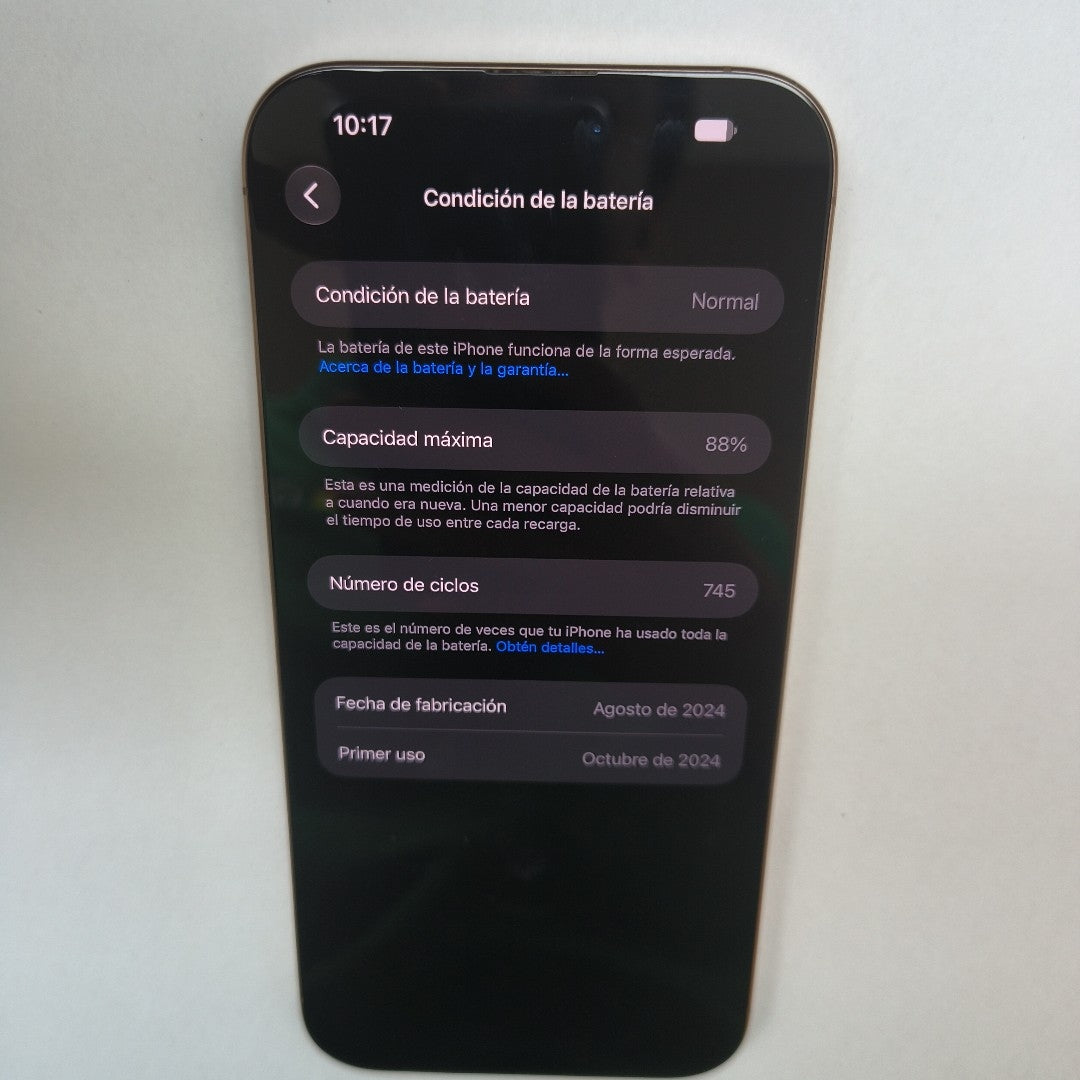 CELULAR APPLE IPHONE 16 PRO MAX A3084 (2024) 512 GB 8 GB RAM (SEMINUEVO)