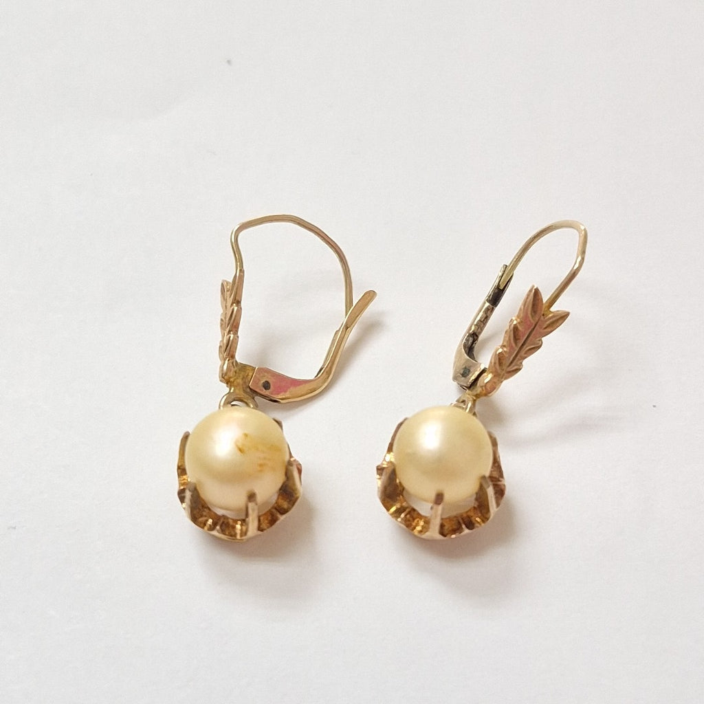 ARETES PAR ORO 14 K 3.2 GRMS (SEMINUEVO)