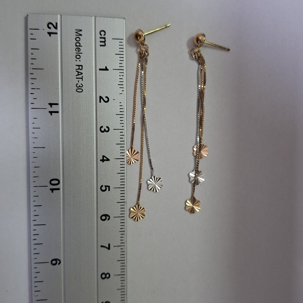 BROQUELES PAR ORO 14 K 2,80 GRMS (SEMINUEVO)