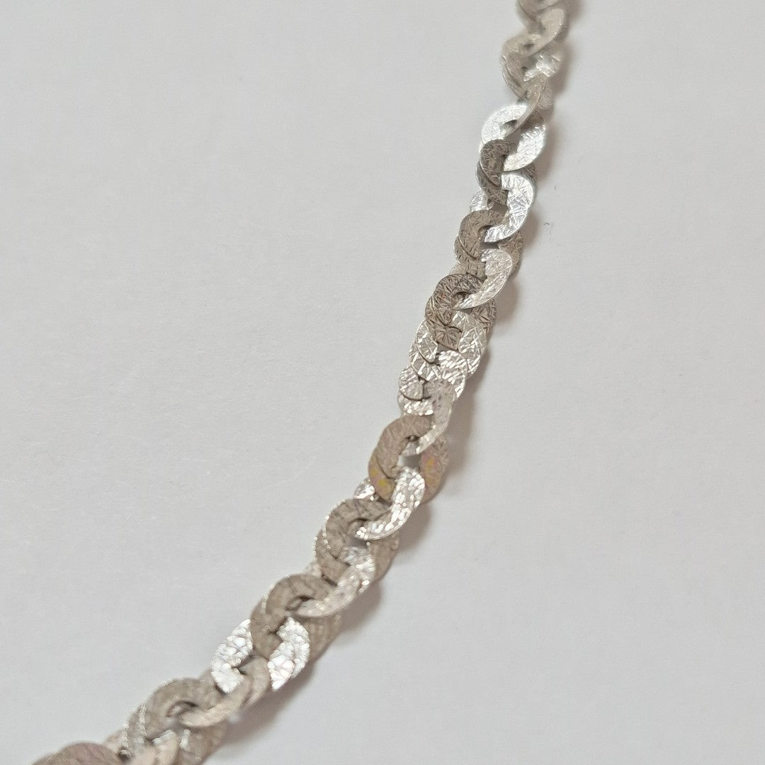 CADENA ORO BLANCO 14 K 10,70 GRMS (SEMINUEVO)
