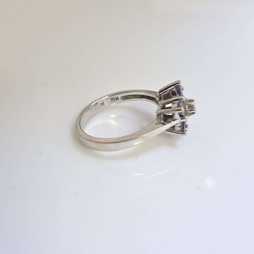 ANILLITO ORO BLANCO 14 K 3,60 GRMS (SEMINUEVO)
