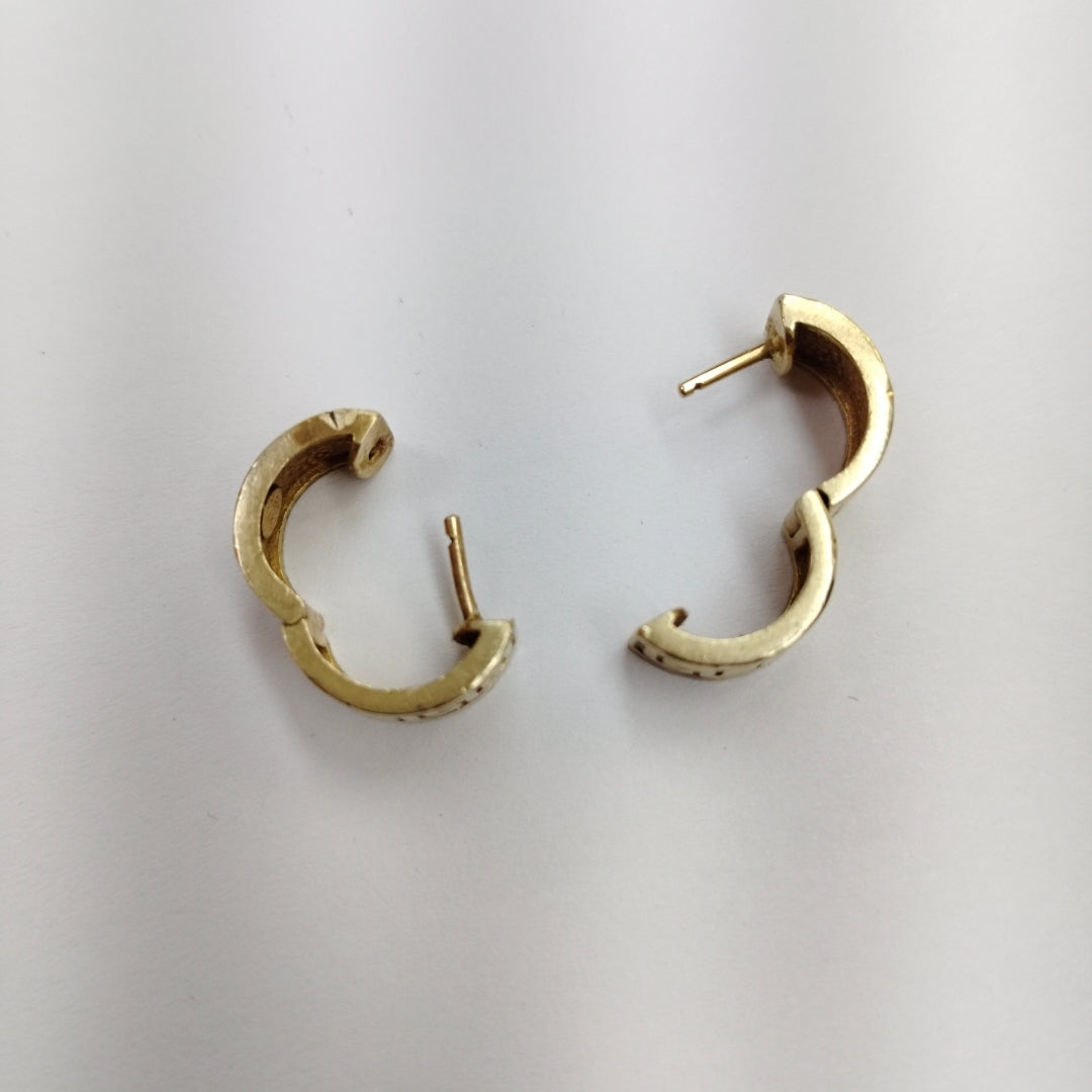 ARRACADAS PAR ORO 14 K 5,90 GRMS (SEMINUEVO)