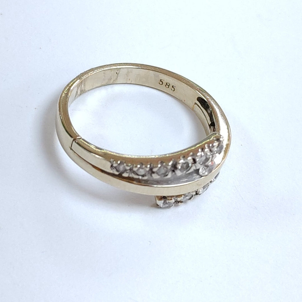 ANILLO ORO BLANCO 14 K 3,20 GRMS (SEMINUEVO)