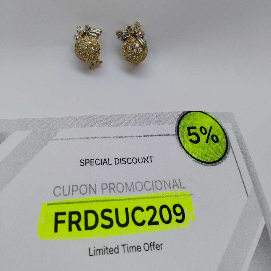 ARETES PAR ORO 10 K 5,70 GRMS (SEMINUEVO)
