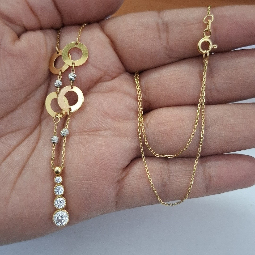 GARGANTILLA ORO 14 K 3.3 GRMS (SEMINUEVO)
