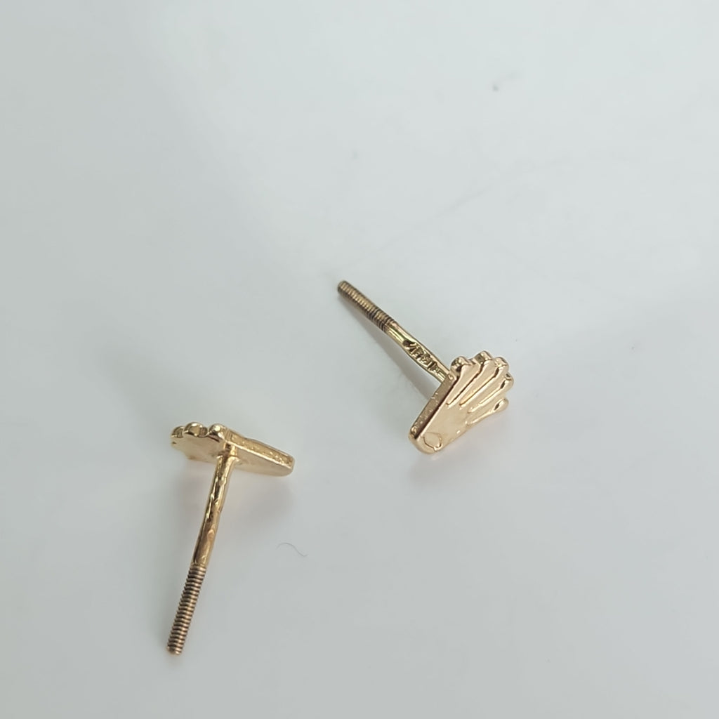 BROQUELES PAR ORO 14 K 0.7 GRMS (SEMINUEVO)