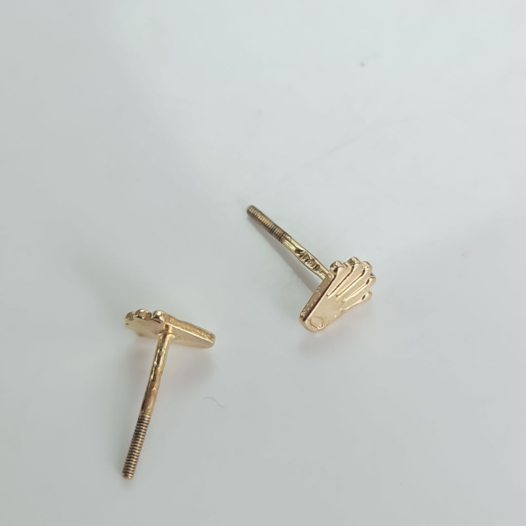 BROQUELES PAR ORO 14 K 0.7 GRMS (SEMINUEVO)