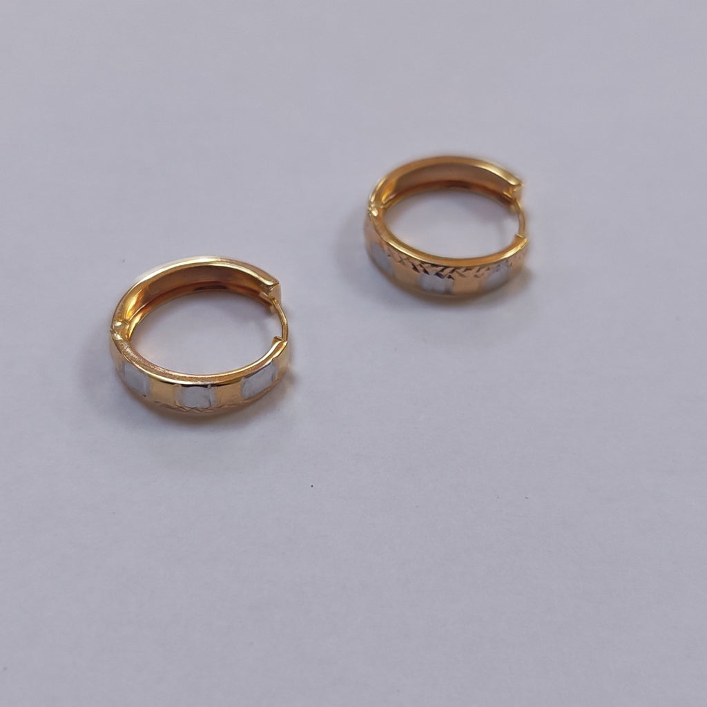 ARRACADAS PAR ORO 14 K 2.2 GRMS (SEMINUEVO)