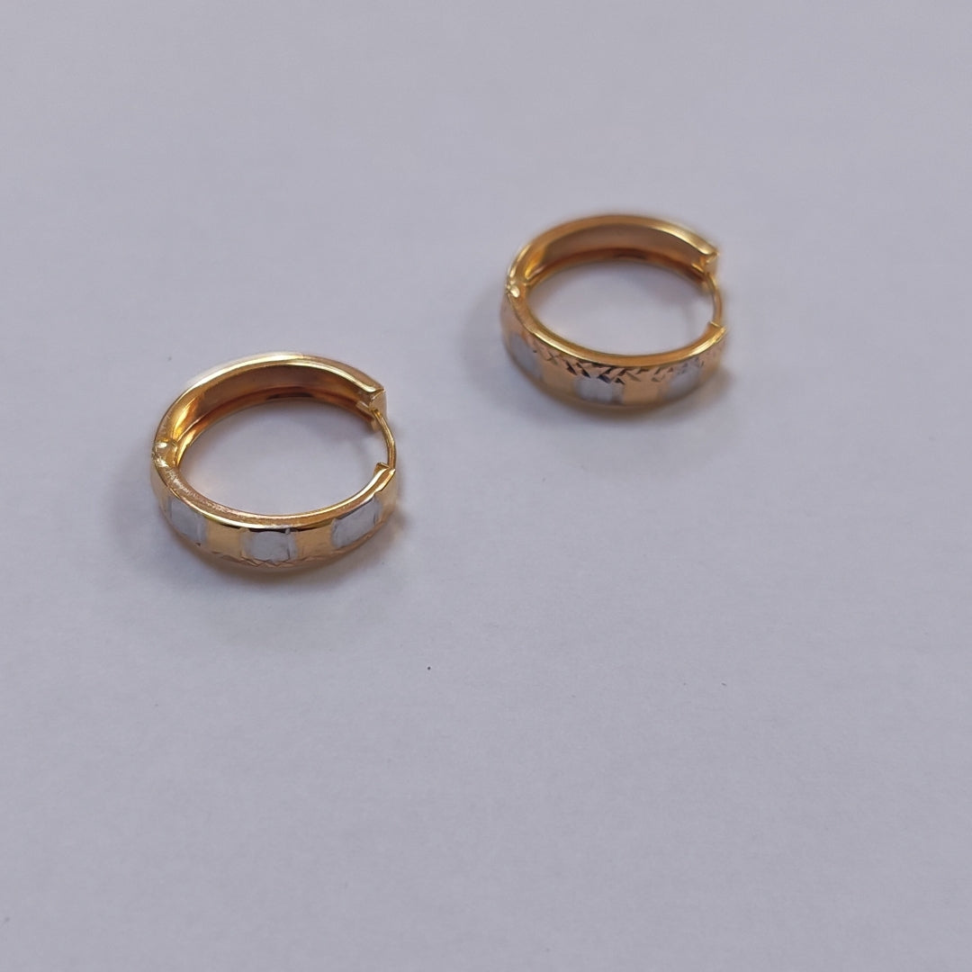 ARRACADAS PAR ORO 14 K 2.2 GRMS (SEMINUEVO)