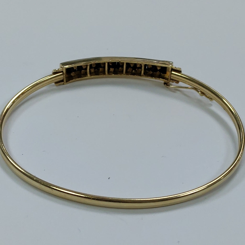 PULSERA RIGIDA ORO 14 K 7 GRMS (SEMINUEVO)