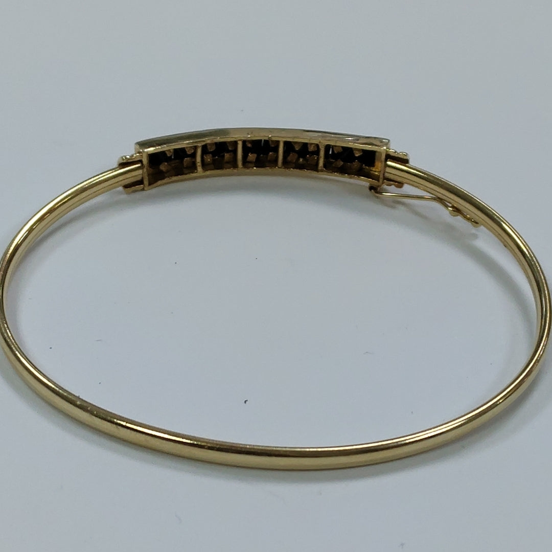 PULSERA RIGIDA ORO 14 K 7 GRMS (SEMINUEVO)