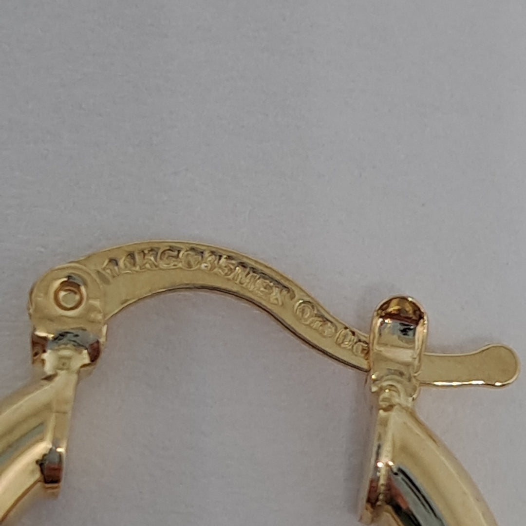 ARETES ARRACADAS COMBINADAS 14K 1.7 GR (NUEVO)