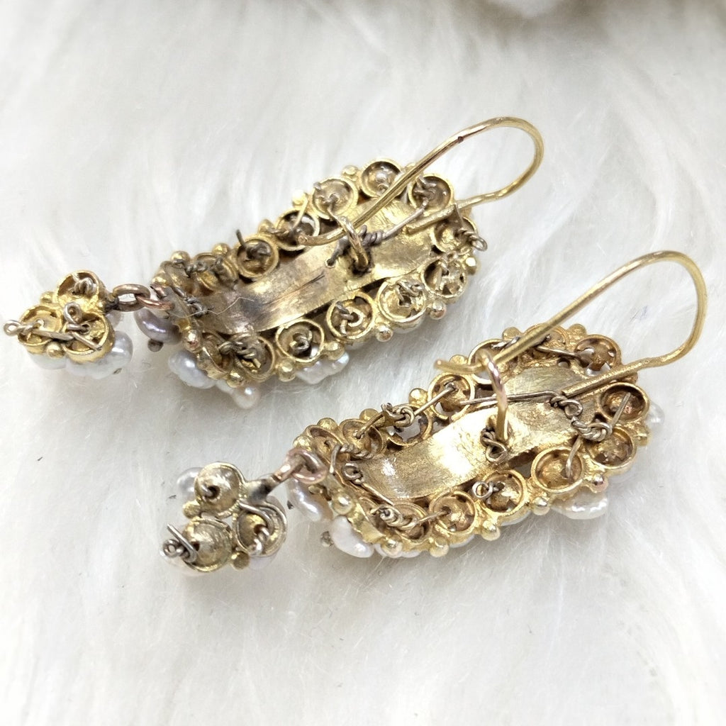 ARETES PAR ORO 8 K 7.9 GRMS (SEMINUEVO)