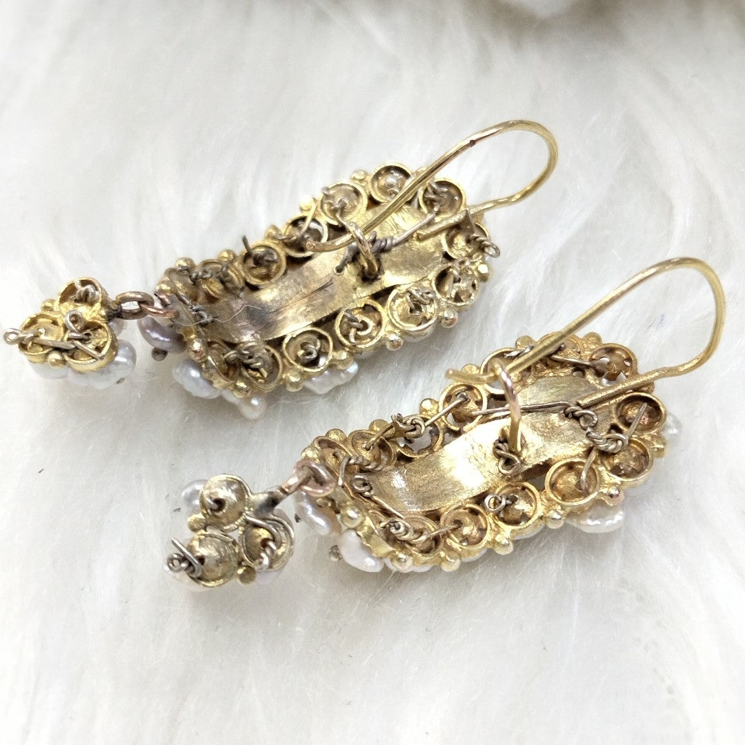 ARETES PAR ORO 8 K 7.9 GRMS (SEMINUEVO)