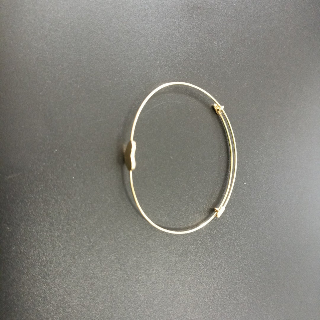 PULSERA RIGIDA ORO 14 K 3,10 GRMS (SEMINUEVO)