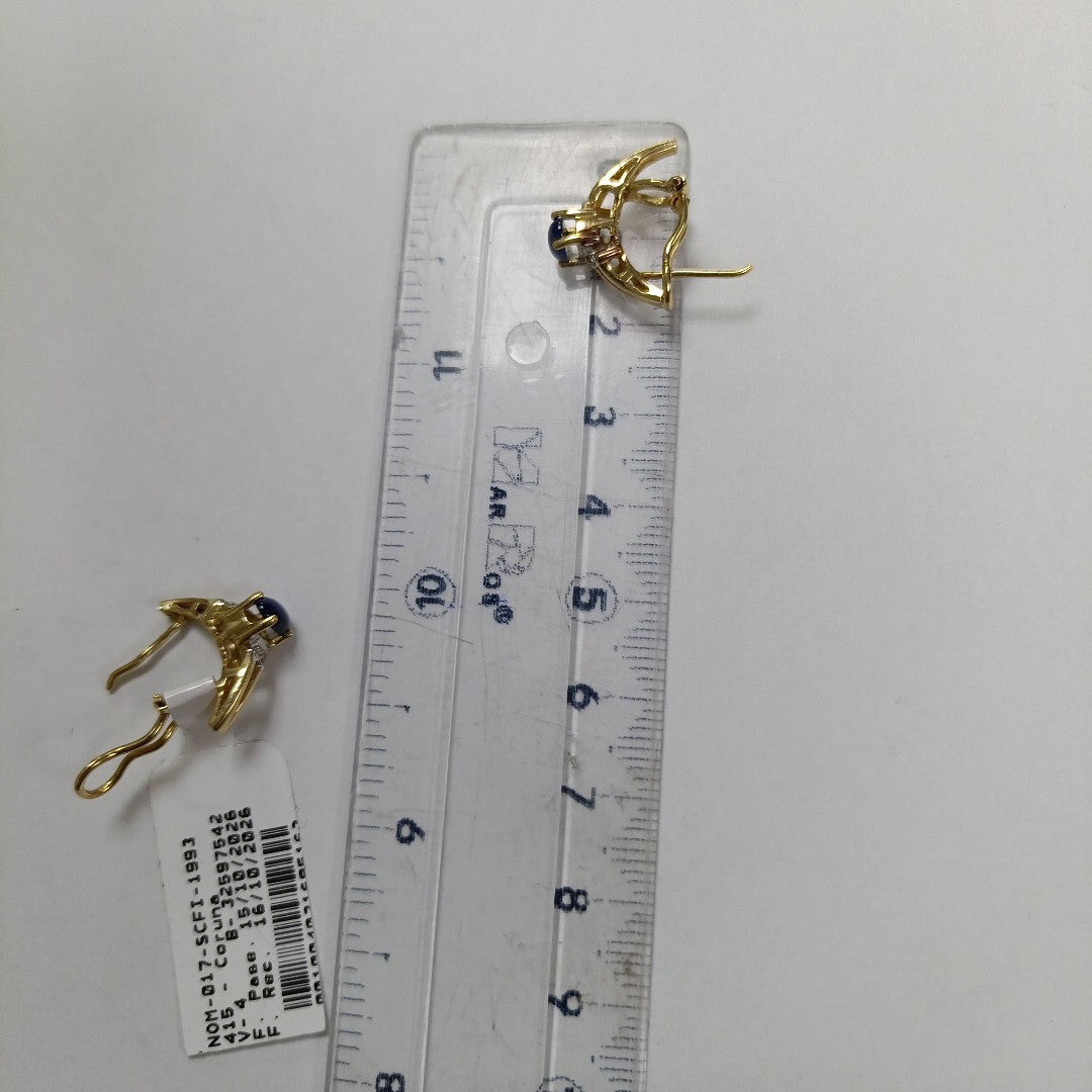 ARETES PAR ORO 14 K 4,00 GRMS (SEMINUEVO)