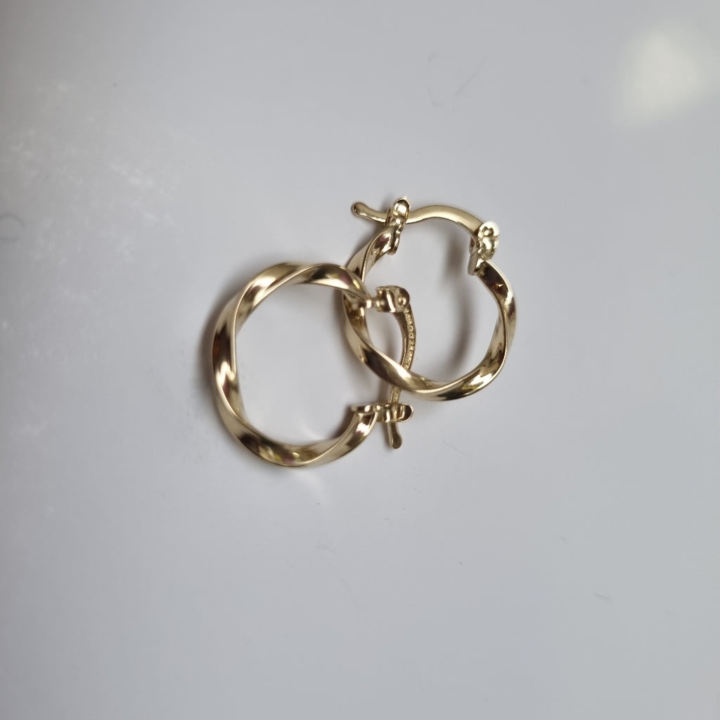 ARETES ARRACADAS TORZAL 14K 1.2 GR (NUEVO)