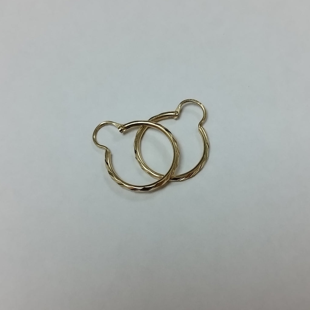 ARRACADAS PAR ORO 14 K 0.7 GRMS (SEMINUEVO)