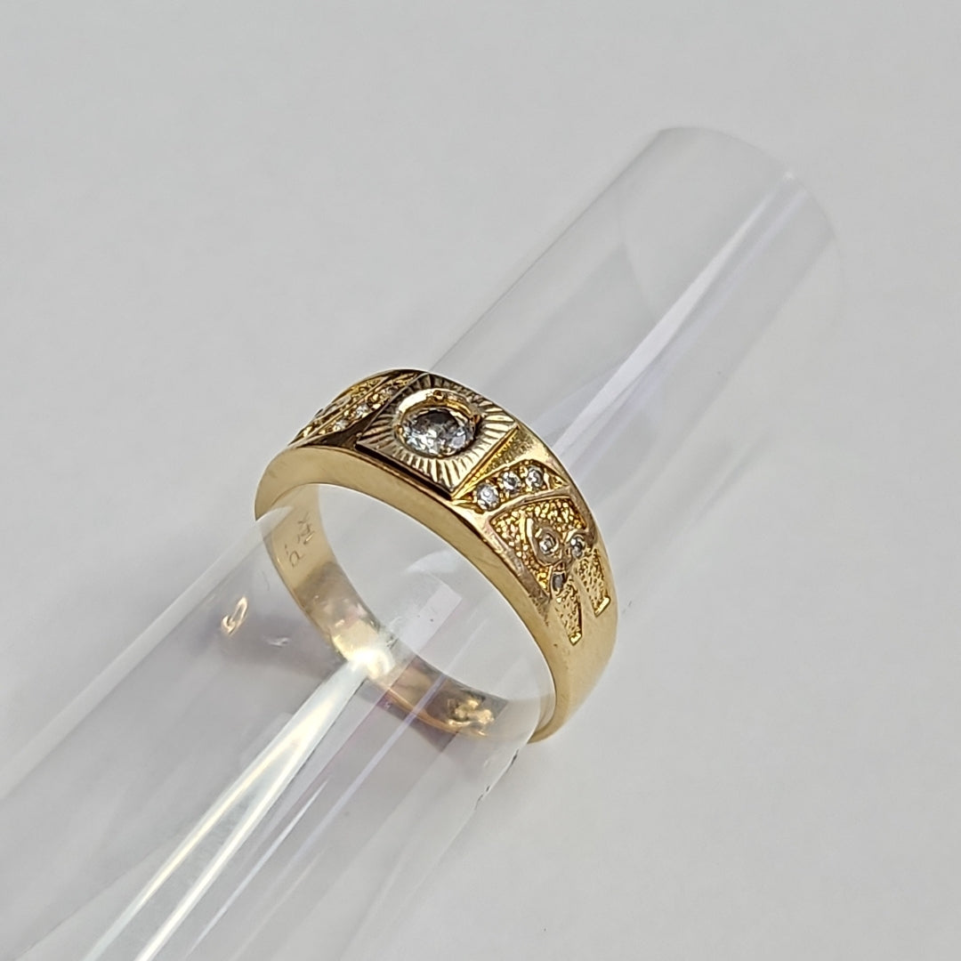 ANILLO ORO 14 K 6,00 GRMS (SEMINUEVO)