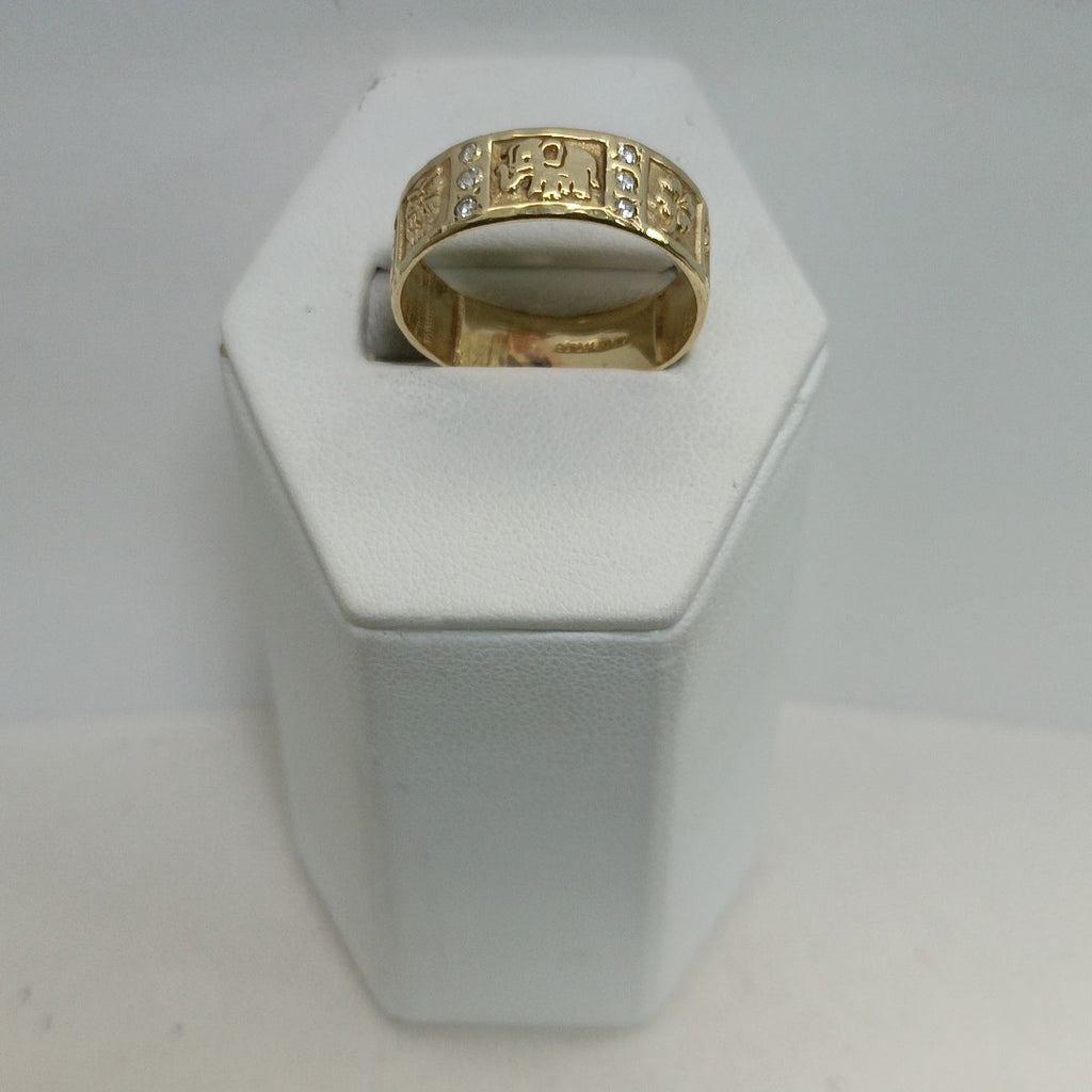 ARGOLLA DE LA SUERTE ORO 14 K 4,00 GRMS (SEMINUEVO)