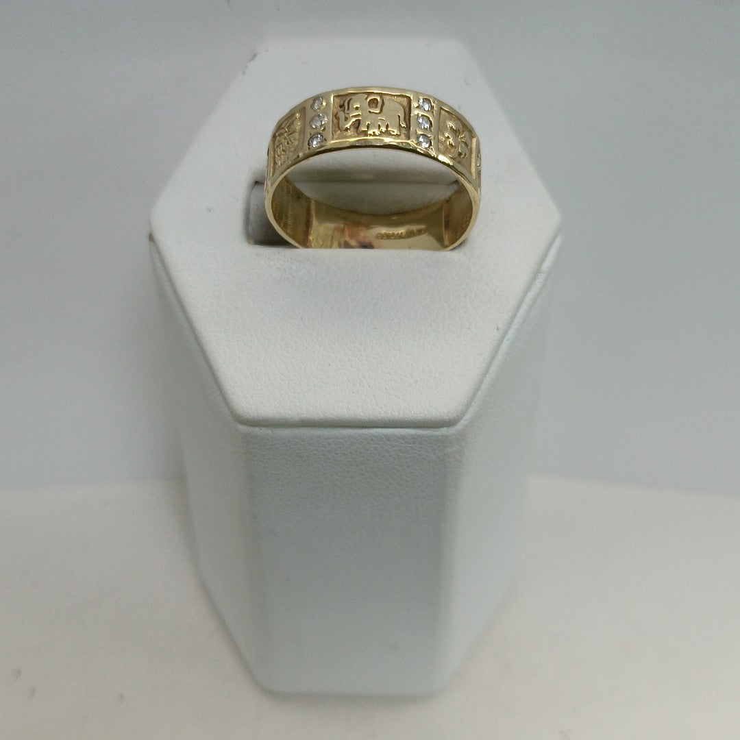ARGOLLA DE LA SUERTE ORO 14 K 4,00 GRMS (SEMINUEVO)